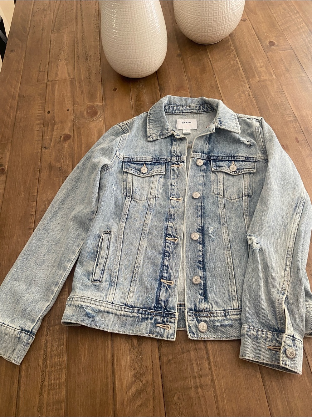 Old Navy Light Wash Denim Jacket - Women
